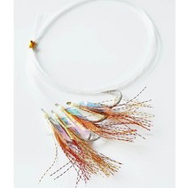 국내생산 침선우럭어피바늘 교체용 생미끼채비, 24호