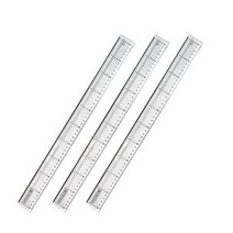 el5696 아이비스 스틸플러스 직자 50cm 4000 스틸자/삼각자/각도기/재단자/직각자