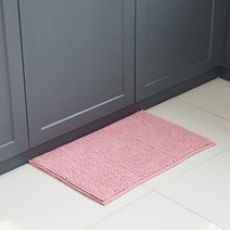 [바보사랑] 폼폼 발매트 핑크50x120-발닦개 거실 침실 욕실주방 롱 호텔러그 RFM01
