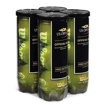 Wilson US 오픈 테니스 공 12볼, Single Can (3 Balls)Extra Duty