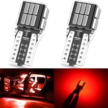 수입차 부품 튜닝 렉서스 호환 장치 2pcs t10 w5w canbus led 전구 인테리어 조명 lexus is250 is200 gs300 rx330 suzuki 램프 115, 빨간색