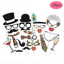 인스타그램 포토존 판넬 보드 인스타포토존 Mr Mrs 사진 소품 Photobooth 그냥 Merried 재미 있는 안경 DIY 생일 베이비 샤워 소년 소녀 부스 웨딩 장식, 25pcs