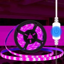 조립식비닐하우스 DC 5V USB LED 성장 빛 전체 스펙트럼 방수 UV Phyto 램프 실내 묘목 온실 수경 식물은 램프를 성장합니다, With Touch+1M 60leds+Waterproo