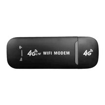 4g lte usb 모뎀 네트워크 카드 wifi 동글 150mbps 휴대용 모바일 광대역 sim 카드 4g 라우터 모뎀 스틱 무선 lte usb 라우터 모뎀, 검은색