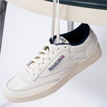 리복 클럽 씨 C85 프리미엄 빈티지 레트로 네이비 남성 공용 운동화