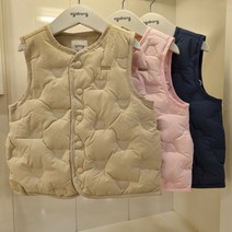 아가방 NC엑스코점 40% 완전강추! 해마다 겨울 인기템! 데일리로 편하게 잘 입어질! 오리털충전재로 가볍고 따뜻한! 노우 무봉제 다운패딩조끼