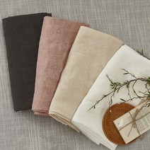 윈디 린넨 비스코스 피그먼트 홑이불 겸 블랭킷, 차콜