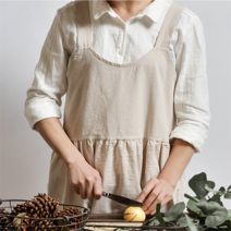 그린올리브 로얄 감성베이직 앞치마, 로얄 베이지