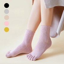 여성 부드러운 소재 귀여운 프릴 디자인 발가락 양말 브랜드 사이트