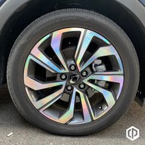 티볼리 에어 베리뉴 16인치 17인치 18인치 휠스티커 홀로그램 스티커 휠마스크, 베리뉴 티볼리 / 18인치