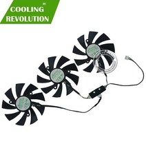 쿨링팬 ZOTAC GTX1080Ti AMP EXTREME Ti Core Edition 그래픽 카드 방열판 냉각 팬용 GA92S2U DC12V 0.46A, [01] a set of fans, [01] 9