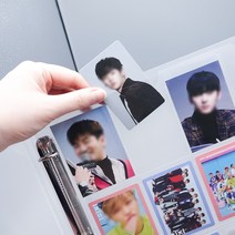 [모음] 포카바인더 포토카드 속지 포카집 티켓북 씰 스티커 사진앨범 스크랩북 엽서 인스, 3단 똑딱이바인더 - 속지별매