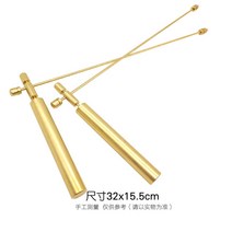 수맥봉 풍수지리 탐사봉 수맥 탐지기 엘로드 측정기, 양궁 순동 32 cm(쌍)