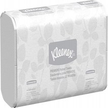 paper towel Kleenex 13253 Premiere Folded Towels 7 4/5 x 12 2/5 White 120 per Pack (Case of 25 P, 1