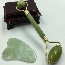 마사지 프리미엄 옥 롤러 마사지기 얼굴마사지 마사지도구 마사, 1