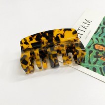 올림머리 악어 집게 핀 셀프 장식 헤어 하는법 대형 긴 머리 삔 반머리 찐호피