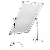 대형 조명셀로판지 인물 지속광 플래쉬 라이트 확산판, 1.8x1.9m+2.8m 브라켓