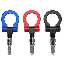 자동차 변형 트레일러 후크 레이싱 트레일러 후크 장식 트레일러 후크 앞 범퍼 Bmw E36 E39 E46 E92 E91 E9, 01 red