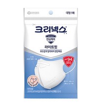 크리넥스 데일리방역마스크 새부리형 KF94 대형 흰색 1P x 1개 초특가, KF-94