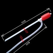 오일 펌프 가정용 소형 수동 모터 손 가스 자동차 자동 차량 연료 가스 전송 흡입 야외, 작은 빨강