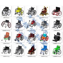 스쿠터 전동차 계단용 휠체어 노인 다양한 전동 의료 장비 solidworks 3D 모델 편집 가능한 매개 변수 자료