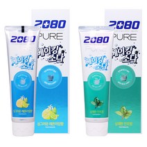 JKU4196512080 베이킹소다 치약/레몬라임/민트/120g/애경/치약/베이킹소다/구강위생용품/치아위생용품, 2080베이킹소다치약 민트 120G