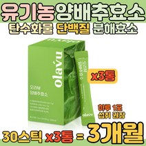 부모님 국내산 유기농 양배추 효소분말 스틱 3개월분 쥬스 주스 탄수화물 단백질 분해효소 아밀라아제 프로테아제 어머니 아버지 양배추가루 아침대용식 간편식 샐러드재료 양배추분말 함유