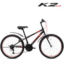 K2BIKE MTB자전거 KMT24GS 24인치 21단 MTB 자전거, KMT24GS(레이브) 매트블랙 미조립+소형공구