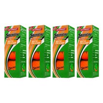 스릭슨 소프트 필 브라이트 무광 골프공 2피스 43mm 12p, 오렌지, 1개