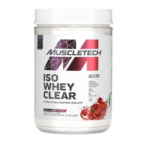 머슬테크 ISO 웨이 클리어 울트라 퓨어 프로틴 아이솔레이트 체리 블라스트 1.1lbs 500g