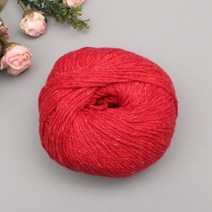 패션메이드 펀치니들 울안데스 아루실 컨티노 실 린넨 ANDES CONTINO ARUE, 아루실(ARUE)-레드(60)