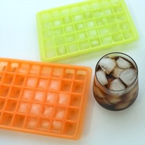 국내제작 실리콘 얼음트레이 40구 아이스메이커 다진마늘 보관 얼음틀, 그린
