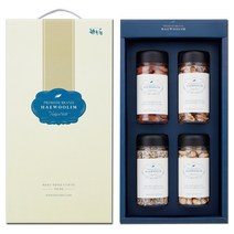해울림 아몬드 호두 피스타치오 해바라기씨 비타민 e b 식이섬유 식물성지방 건크랜베리 견과류 믹스 선물 세트 견과 선물세트, 1세트, 720g