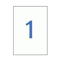 A4 폼텍 규격 스티커라벨지 1칸 전지 포스트라벨 주소스티커 라벨 전지 우편 물류관리 바코드라벨 봉투주소 라벨지 post label 100매