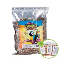 애니멀밥 프리미엄 점보 앵무새사료 왕관 회색 새모이