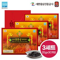 명기삼 고려 천홍삼절편 골드 + 쇼핑백, 20g, 30개입