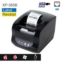 영수증사진기 포토프린터 Xprinter XP-365B POS 열 영수증 라벨 이중 목적 프린터 USB 스티커 슈퍼마켓용, 03 USB LAN_03 AU 플러그