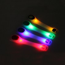 카르쉐 야간 안전 밴드 LED 라이트 런닝 조깅 자전거 등산 스포츠 야광, 05-오렌지
