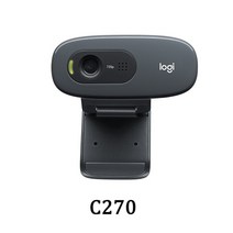 컴퓨터캠 원본 Logitech C270 C270i C310 HD 비디오 720P 내장 마이크 카메라 PC 온라인수업 웹캠