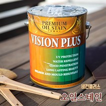 오일스테인 오일스텐 방부목 야외테이블 데크오일 4리터, 투명
