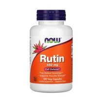 NOW Foods 나우푸드 루틴 450mg 100정 베지캡슐 rutin