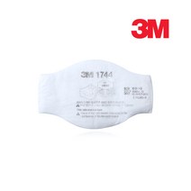 3M 1744 방진필터 [10EA] / 3000시리즈, 단품