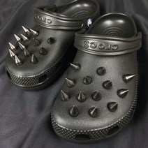 빈티지 펑크 코르크 매력 디자이너 DIY 리벳 악어 신발 장식 모든 경기 패션 나막신 신발 버클 액세서리 판매