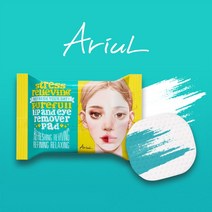 아리얼 스트레스 릴리빙 퓨어풀 립앤아이 리무버 패드 30p, 1개, 55g