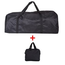 샤오미 킥보드 스케이트 가방 백팩 전동 보드 토트백 이동 수납 대용량 파우치, 올블랙 파우치+수납백