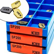 선반 밀링 바이트 프리미엄 품질 sp 200 nc3020 3030 pc9030 원래 홈 가공 카바이드 인서트 절단 및 홈 가공 도구, sp200 pc9030, 10개(1박스), 1개