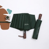 기라로쉬 65 무지 우드핸들 대형 3단자동우산