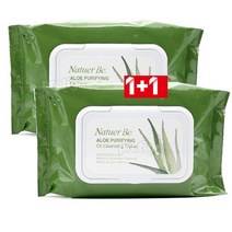 엔프라니 네츄어비 알로에 오일 클렌징티슈 최신상품 1개, 2개, 60매입