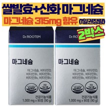 눈떨림 마그네슘 영양제 쌀발효 마그네슘 산화마그네슘 마그네슘, 2개, 180정