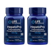 라이프익스텐션 헤파토프로 900mg 60소프트젤 폴리에닐포스파티딜콜린 2개, 2병